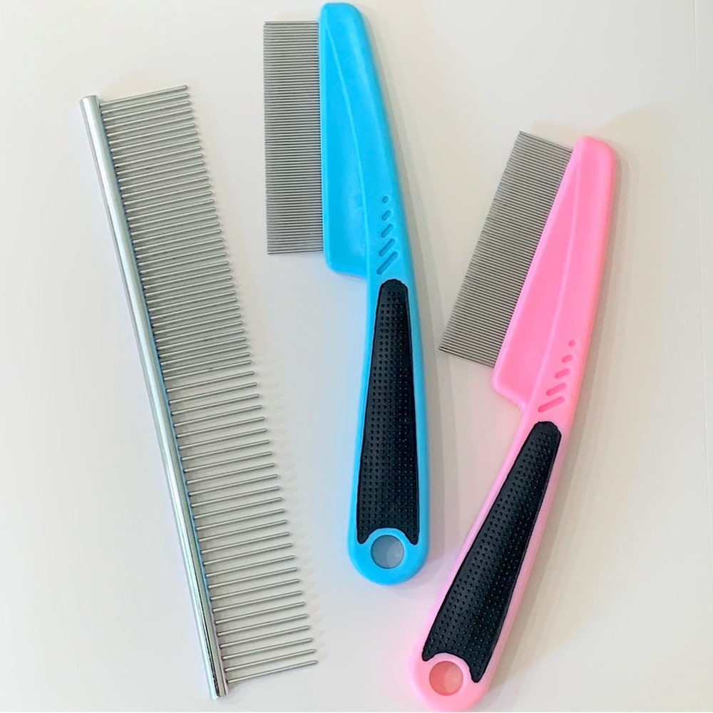 Laiannwell Pet comb Professional Grooming Comb for Dog/cat (3 Pack)